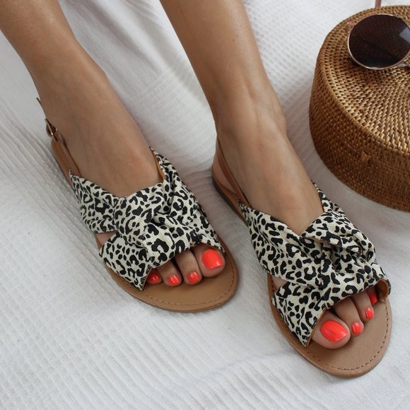 ðš//Island Gal// Animal print Sandal - Picture 3 of 8